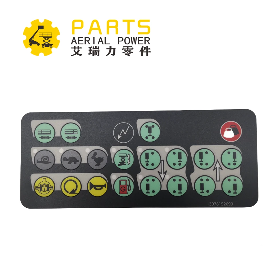Haulotte 3078152690 Caja de control de calcomanías